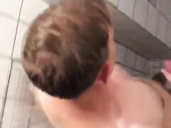 caught jerking off in shower stall - video 2