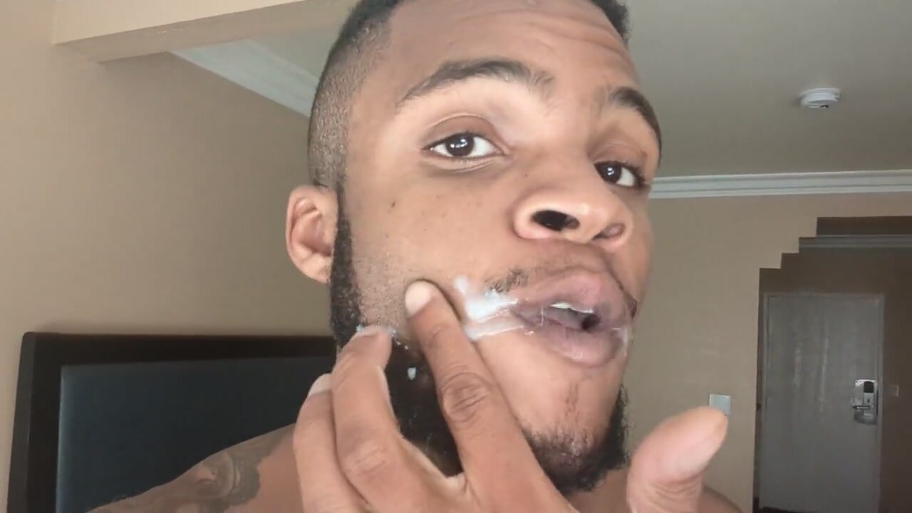 Ate the cum like the slut that he is