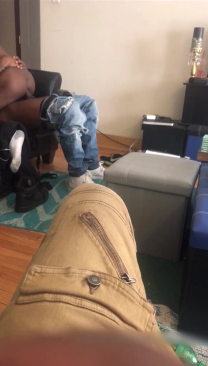 Roommate Fucks Him Bareback In Front Of Their Friend!