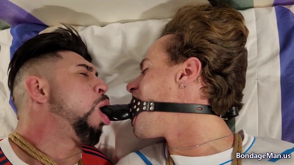 Bebecito and Matheus bound and gagged together
