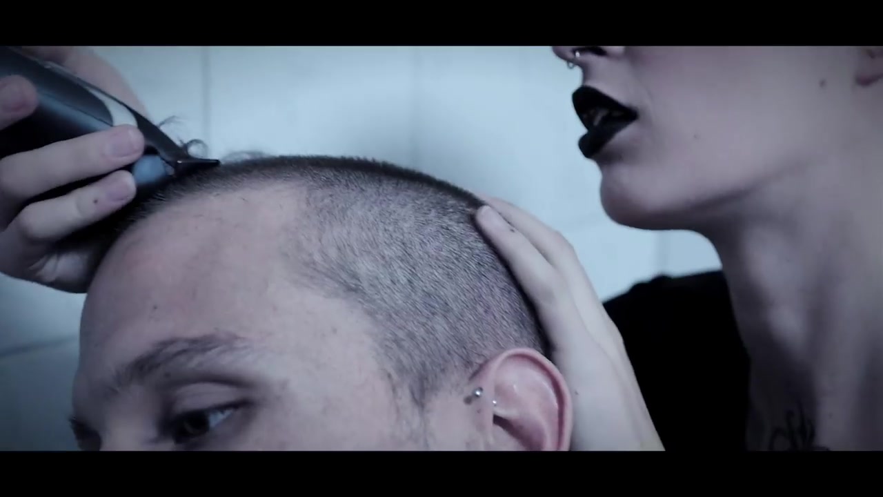 Domina shaves a guy