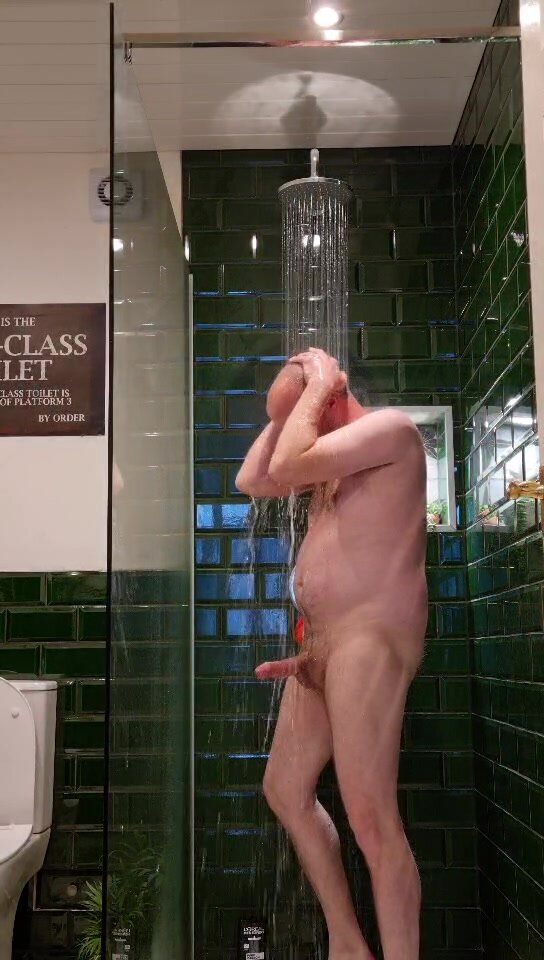 Hard in shower - video 3