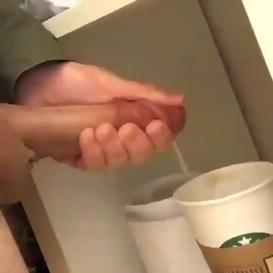 CUMMING IN HIS BROTHER'S COFFEE!