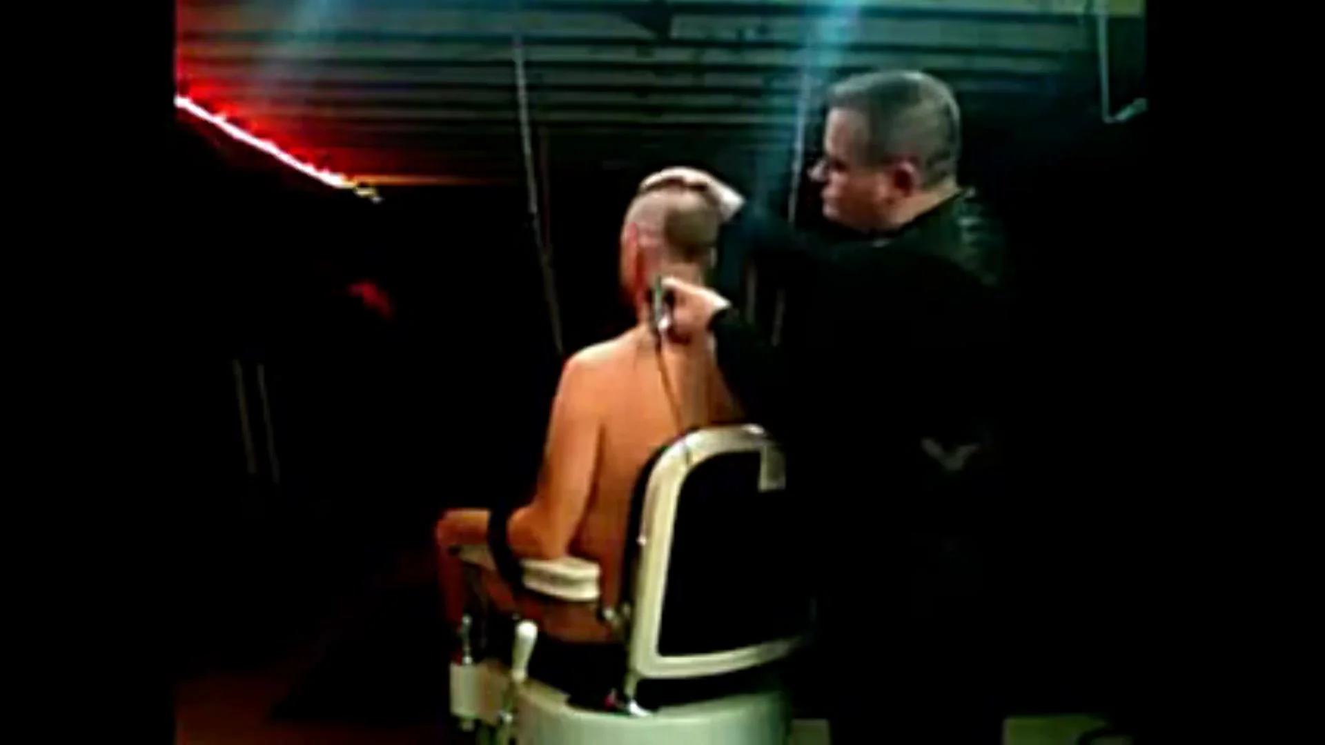 Headshave: Strapped To The Barber Chair - ThisVid.com