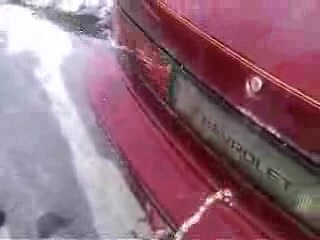 vintage@two dude pissing on car's friend