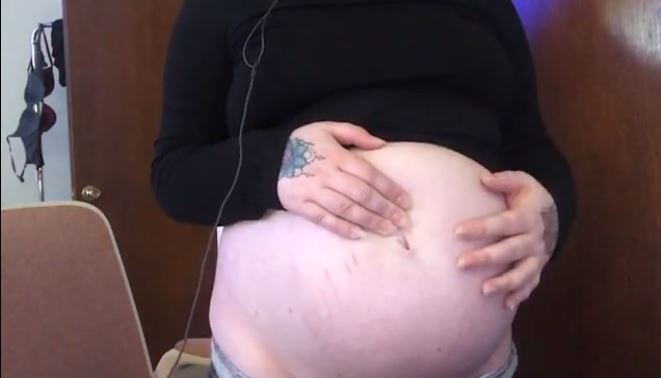 Super bloated belly -vid1 tight belly
