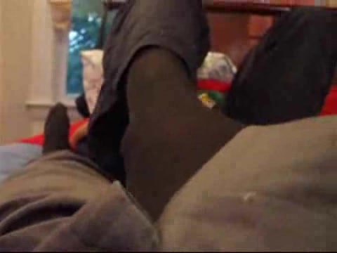 Black sockjob - video 3