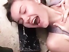 Girl peeing on friend face