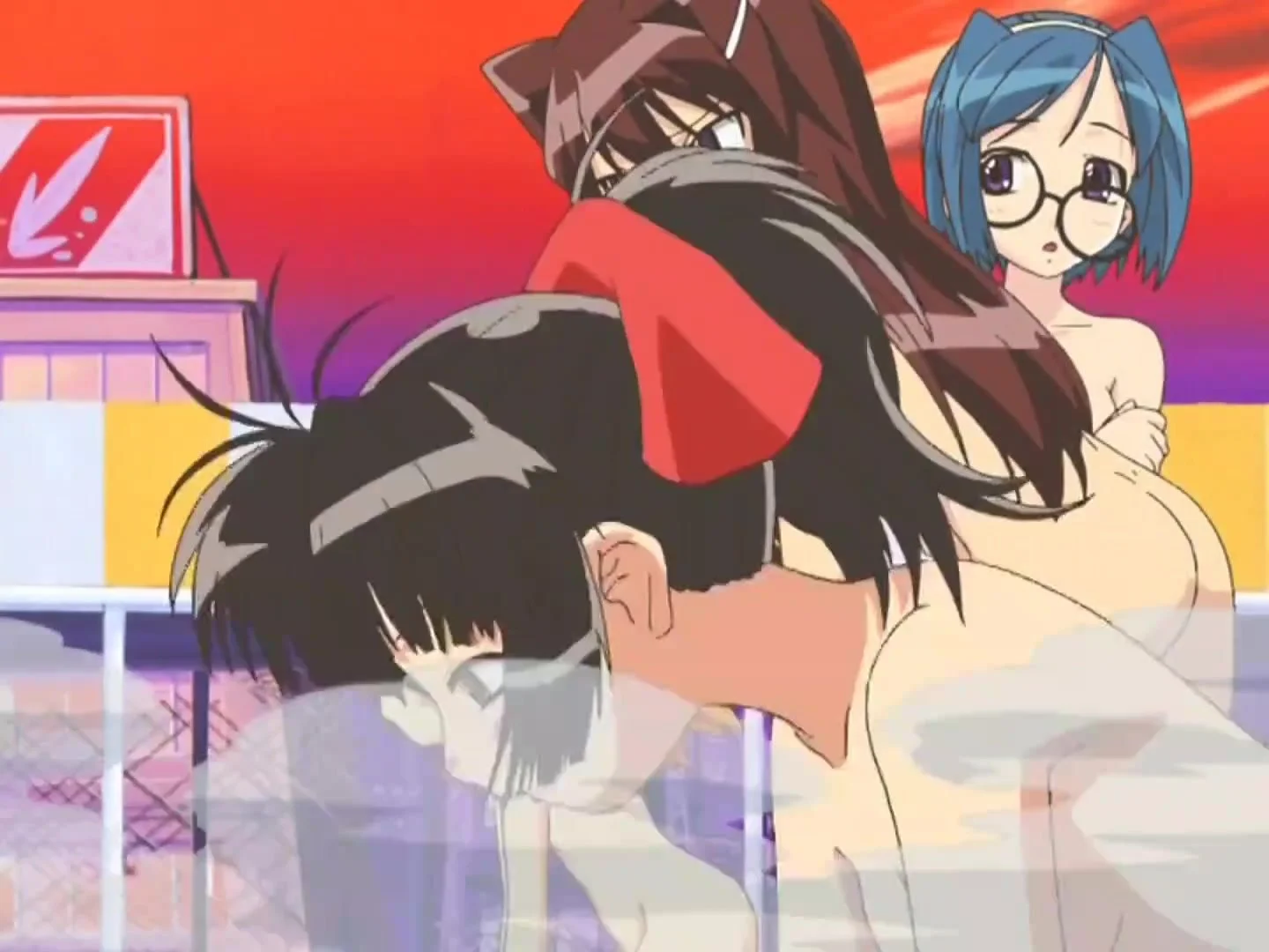 Anime Lesbians Naked - Anime girls naked on stage - ThisVid.com