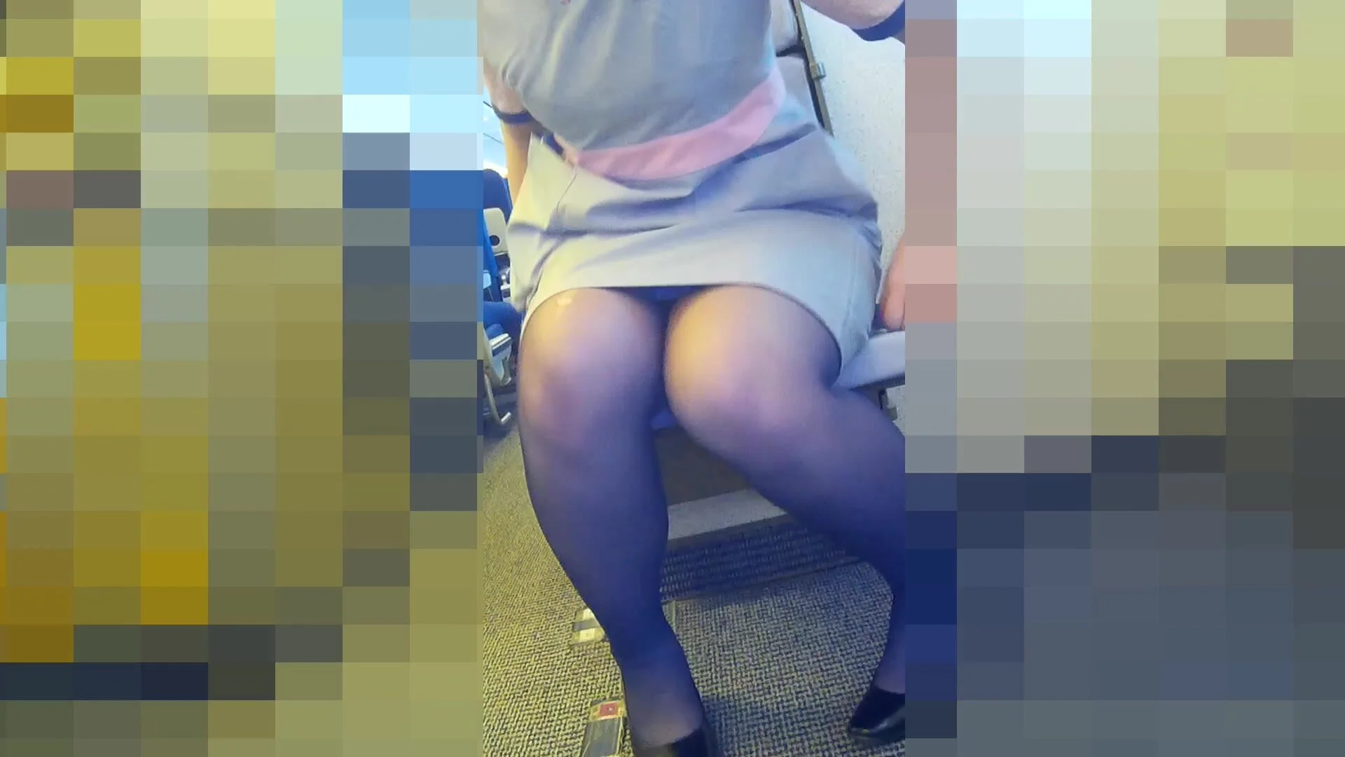 Asian Stuff Japanese Air Stewardess Pantyhose… ThisVid picture pic