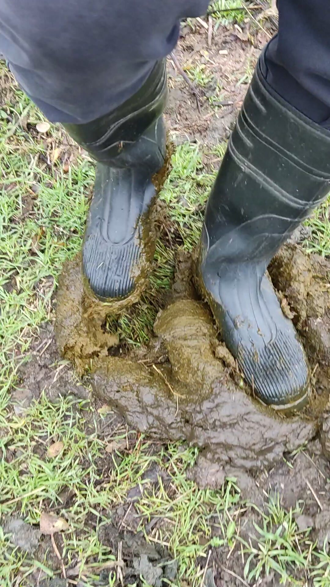 Rubber boots vs cowshit - video 47