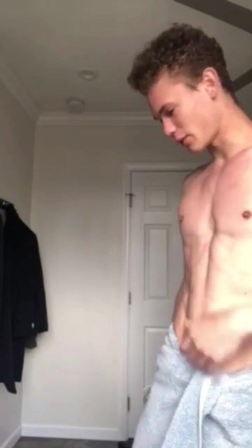 Sexy Guy Teasing With a Towel