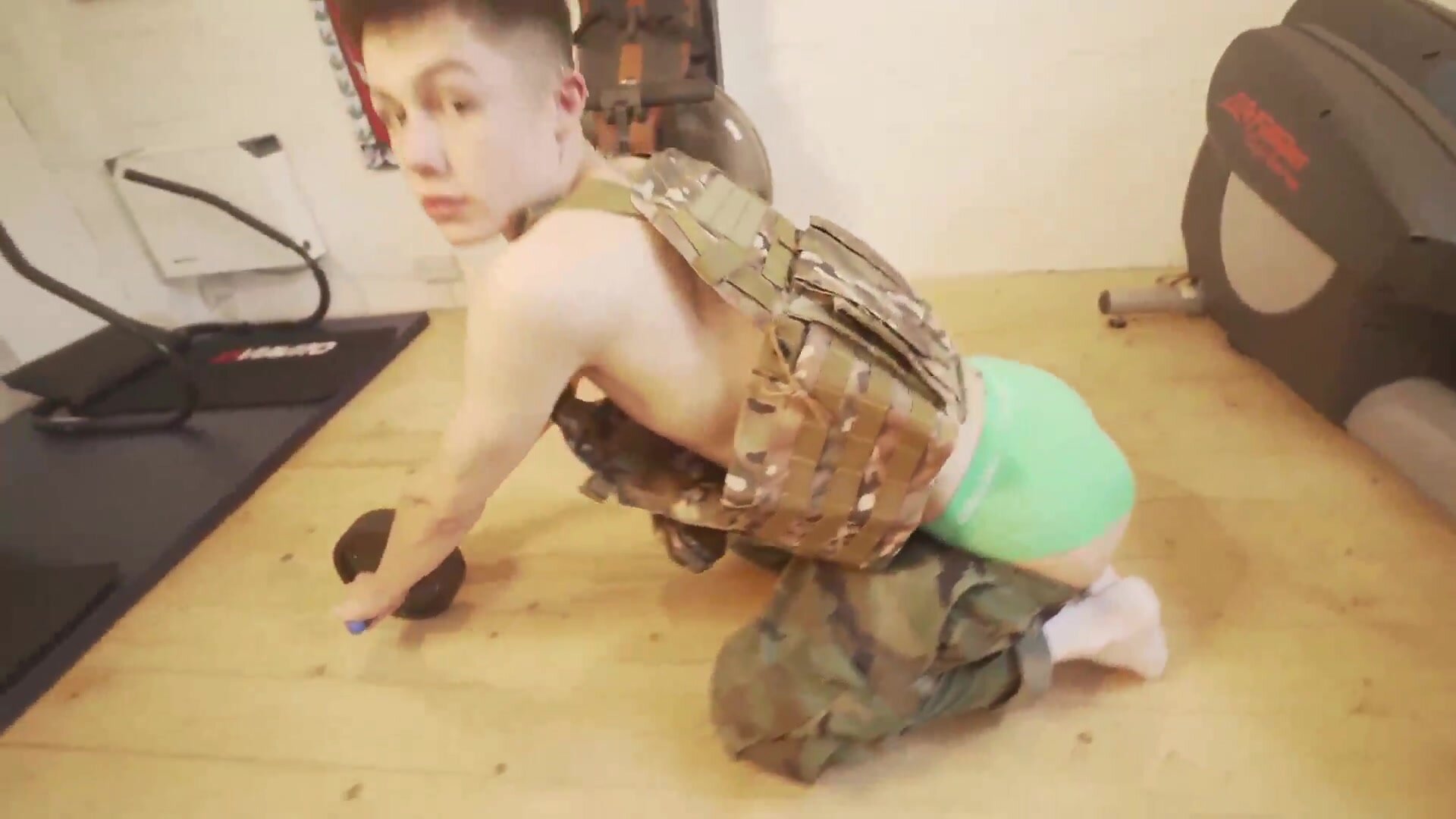 erotic workout tease