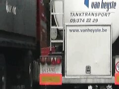 catching trcukers peeing near truck