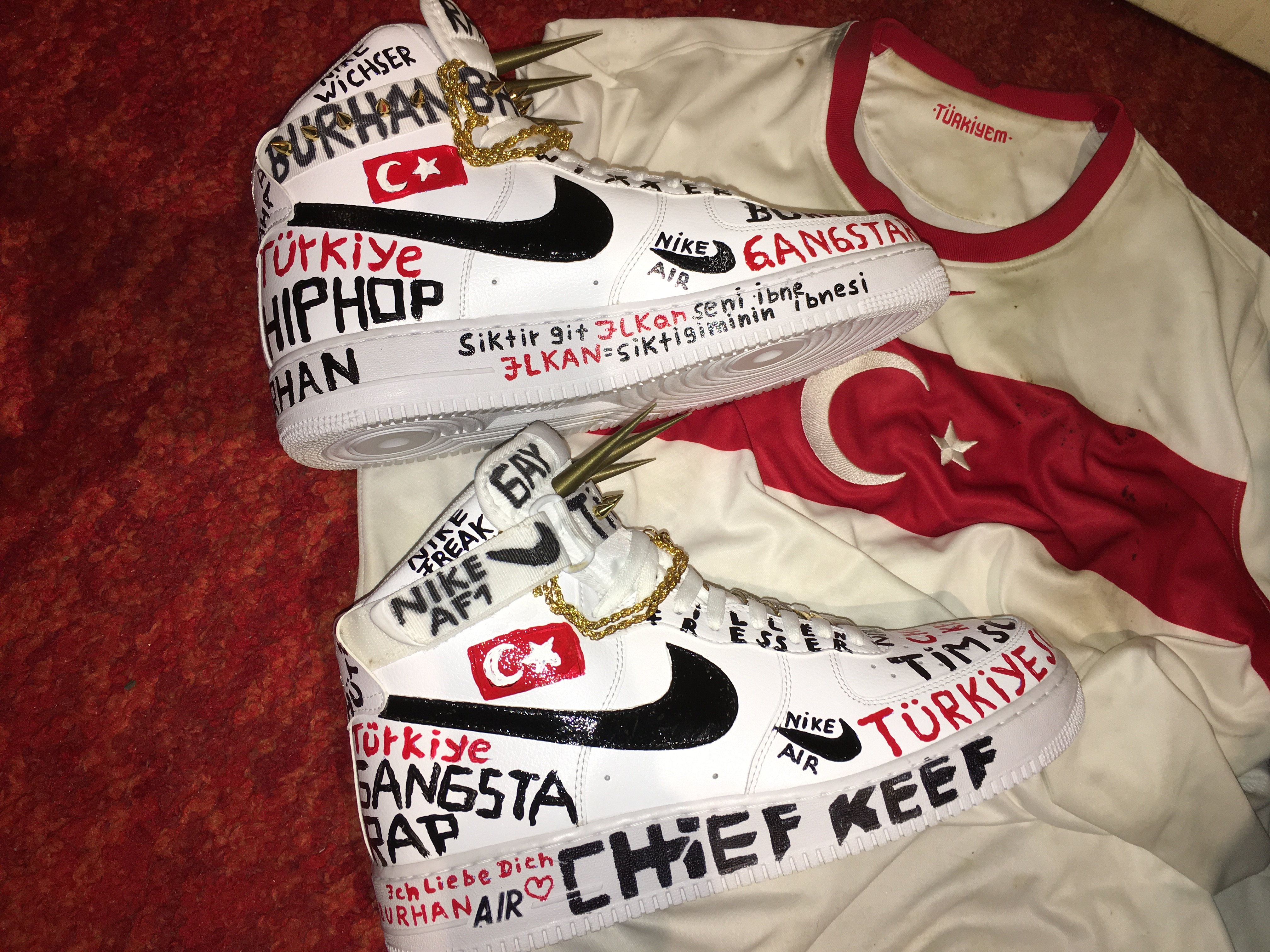 Gangsta / HipHop Nike AF1 high white