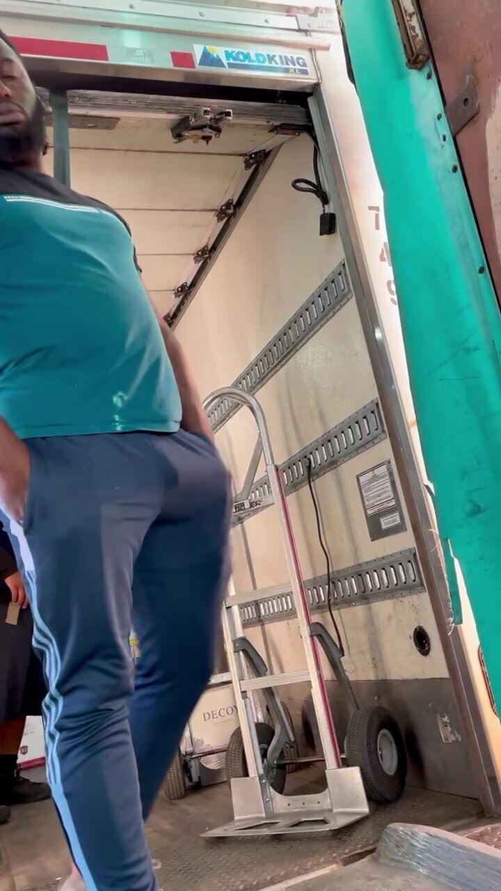 Caught coworker with nice bulge