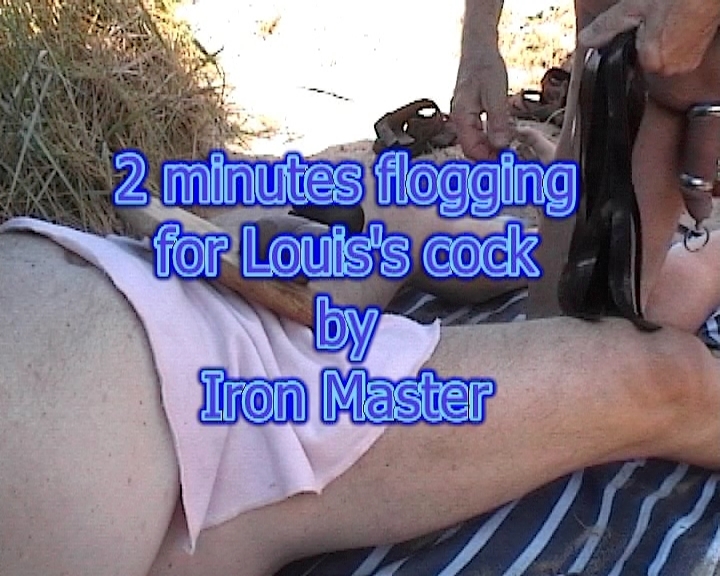 My cock flogged by Iron Master