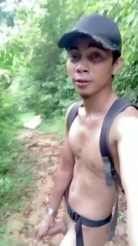 hiking with a boner