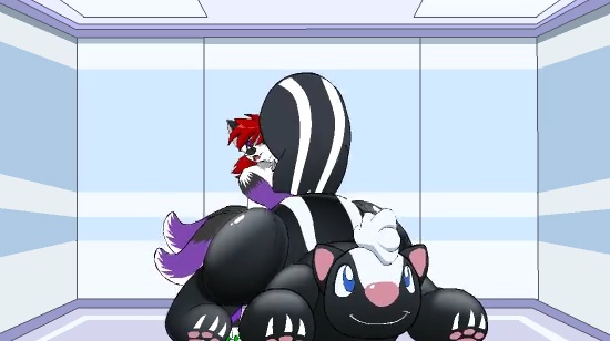 Zeniths inflatable skunk