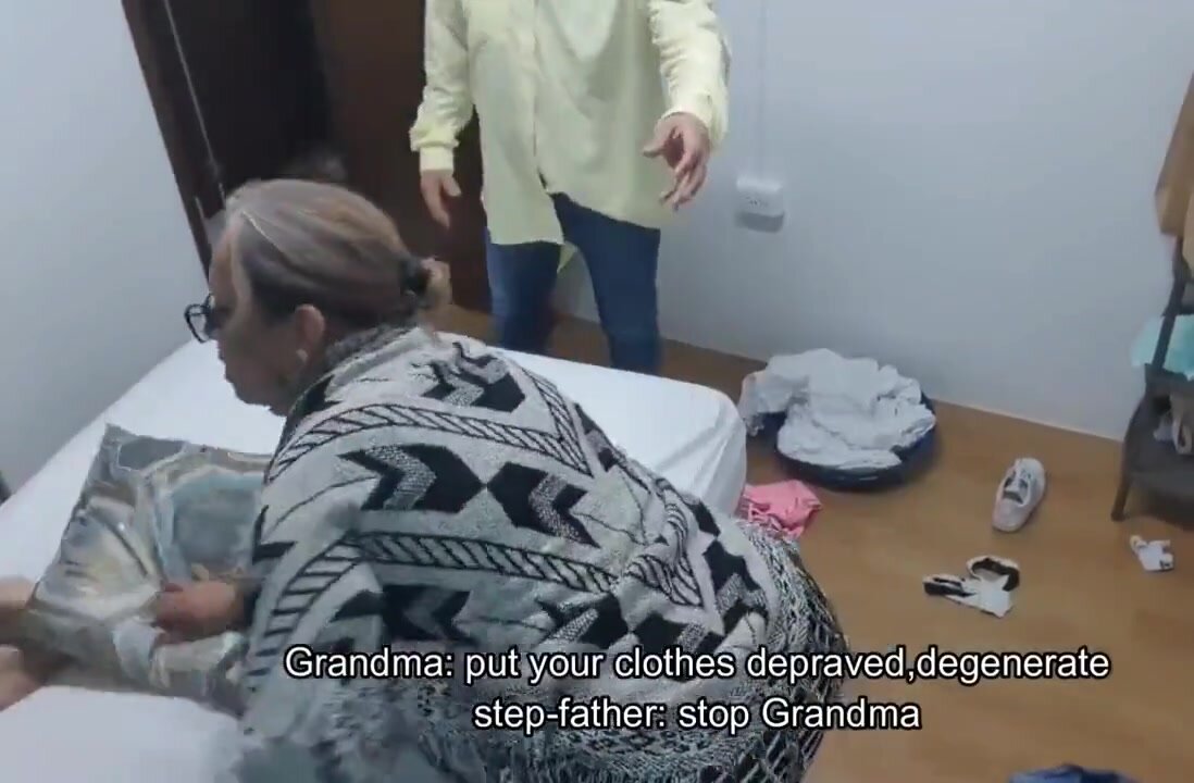 Grandma attacks grandaughter humping pillow