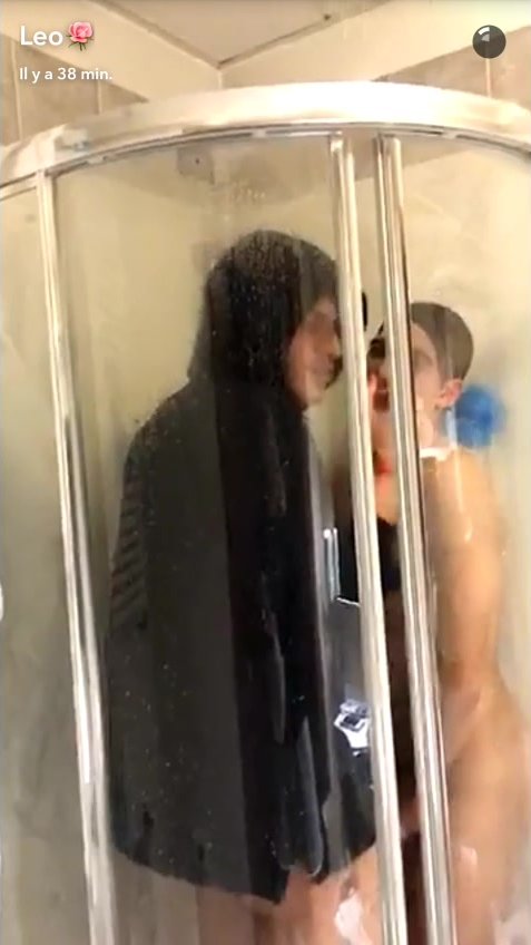 Footballers shower stall shuffle