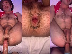 HAIRY TWINK GETTING FUCKED BY HUNG TOP