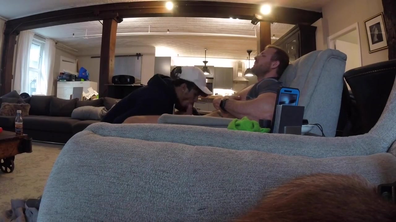 BF calls while getting fucked by hookup