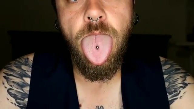 A big tongue