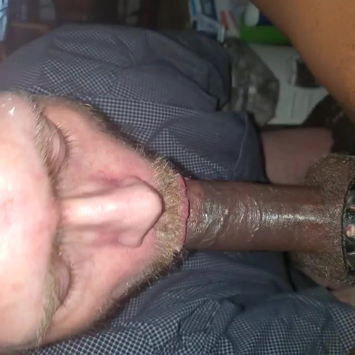 Sucking black dick (no cum) - video 2
