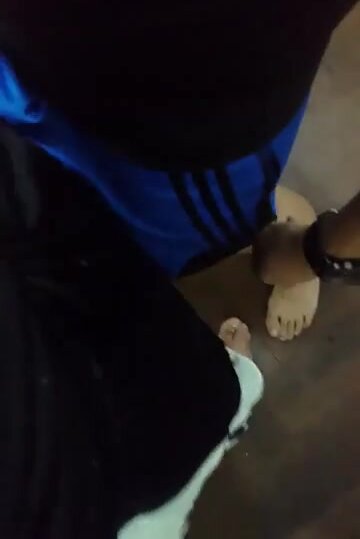 Nylon Bulge frotting