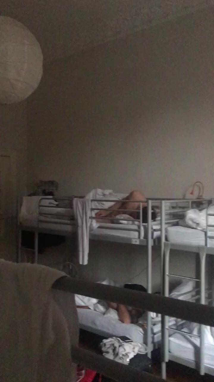 British twink wanking in Berlin gay hostel