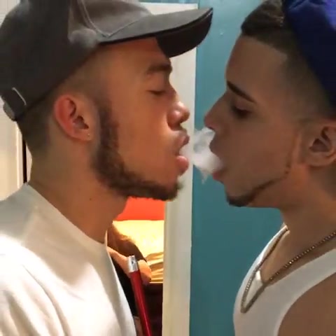 Boys Sharing Smoke