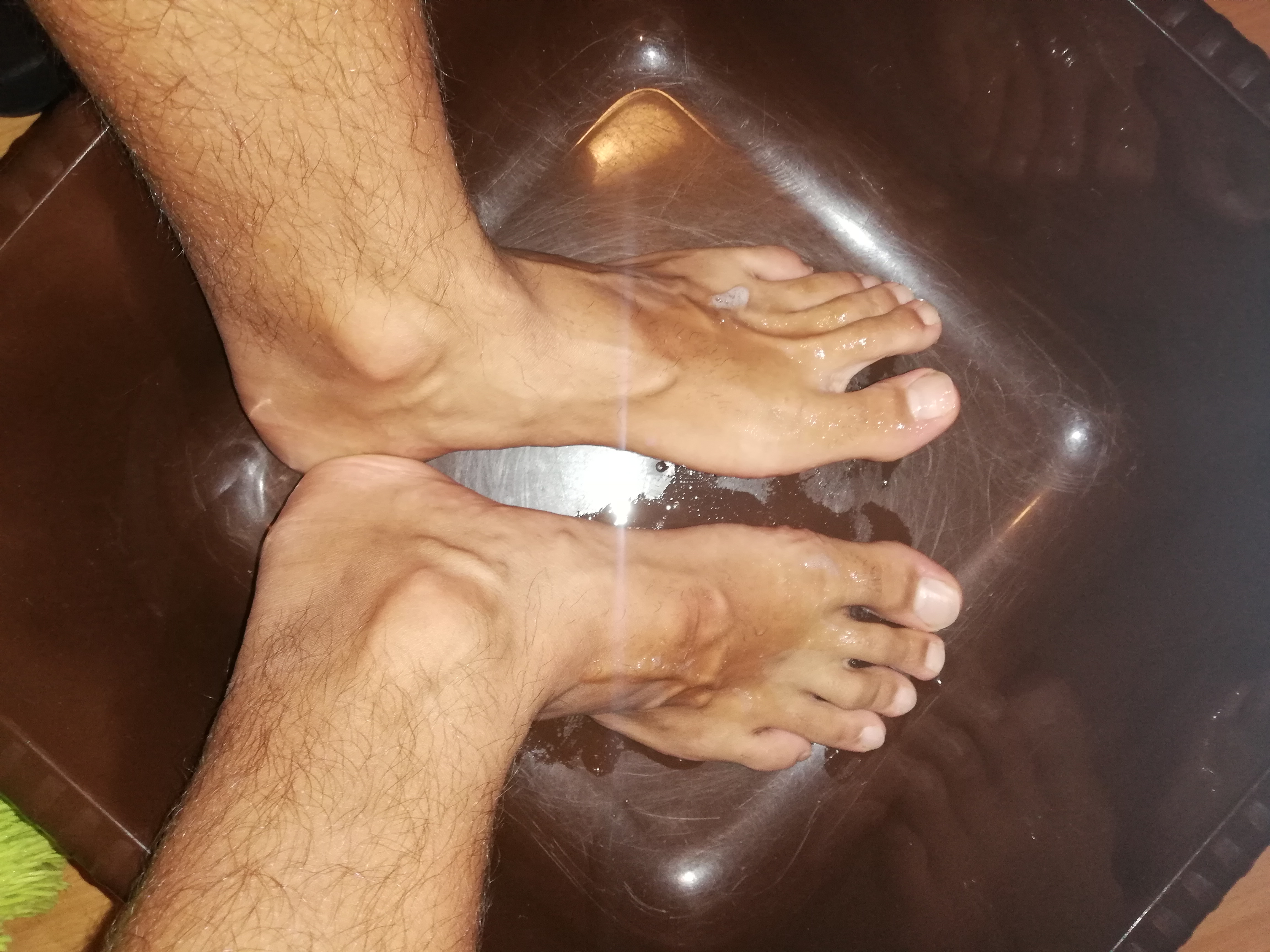 Spitting my feet 1