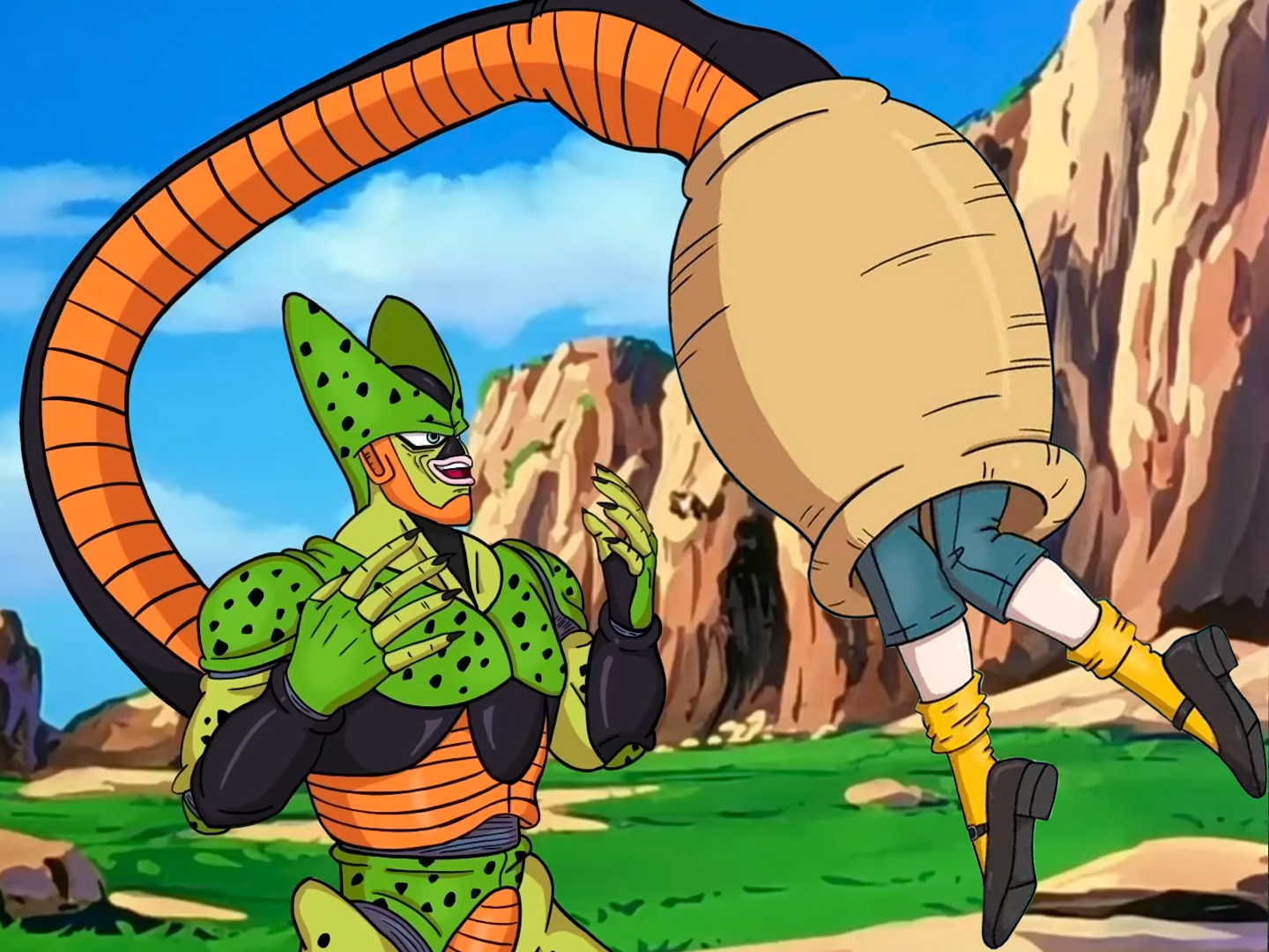 Cell Absorbs Android 18 HD