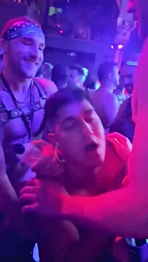 Horny guy gets fucked at a party