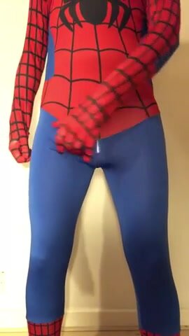 Spiderman  is feeling  horny