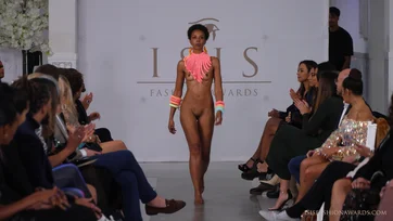 Latin Nude Model Fashion - Nude Black Model - Fashion Show - Isis Fashion Awards - ThisVid.com