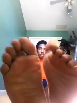 Straight Boy Shows Feet