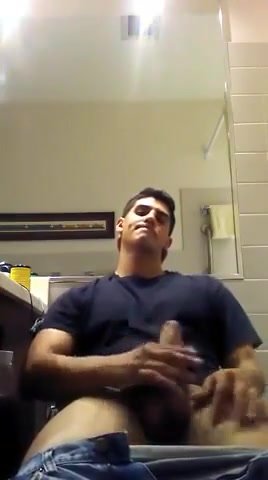 Hot Jock Jerks off and Gets Interrupted by Family