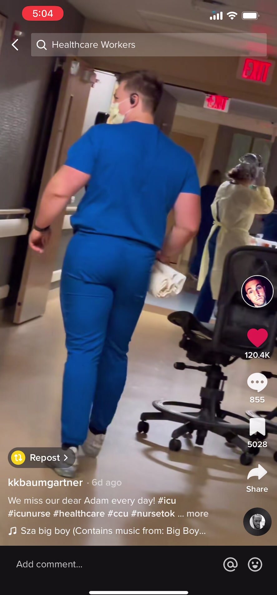 Sexy buff nurse