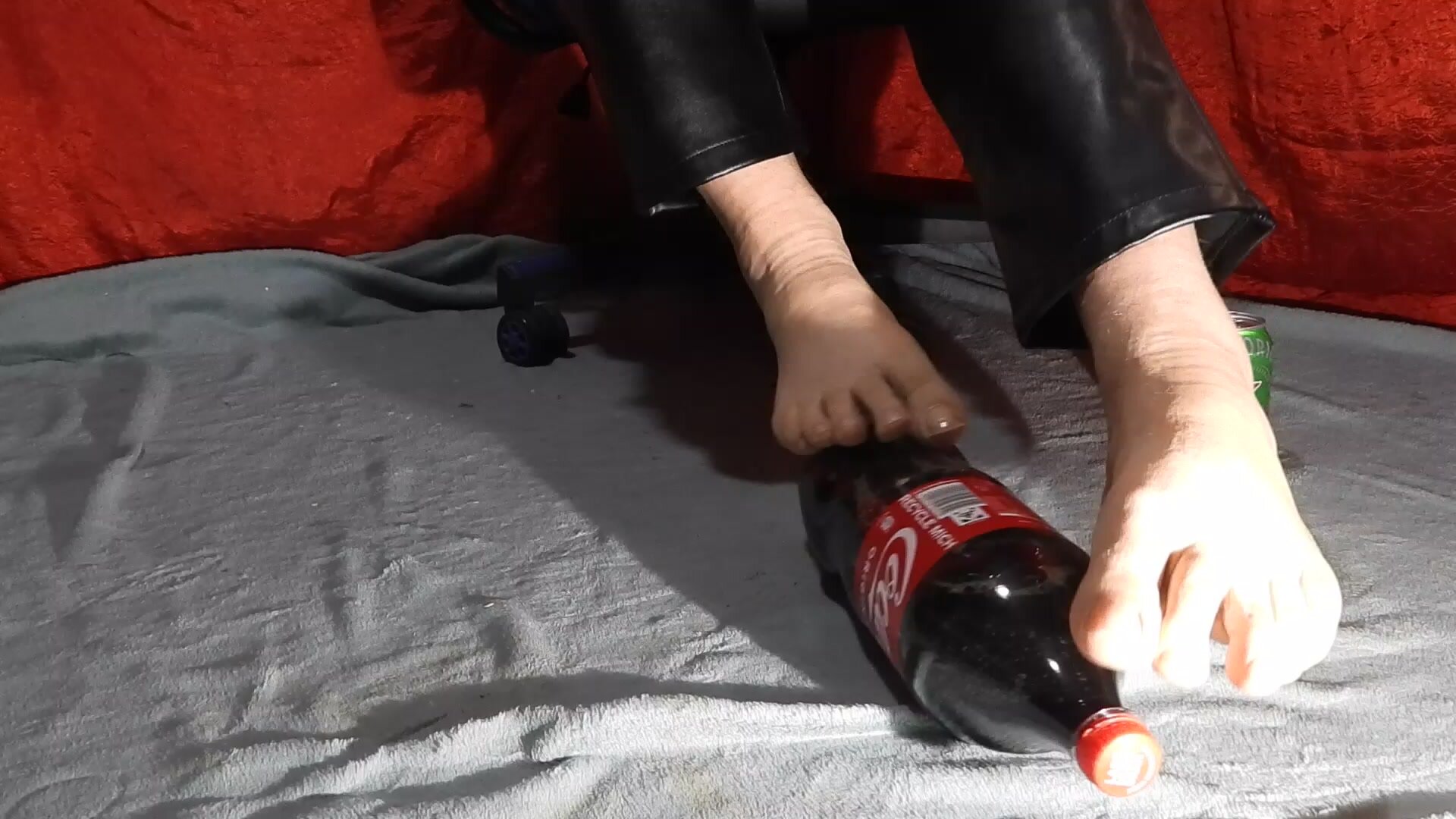 Crush Coke bottle