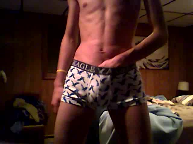 Twink having fun in panties - video 2