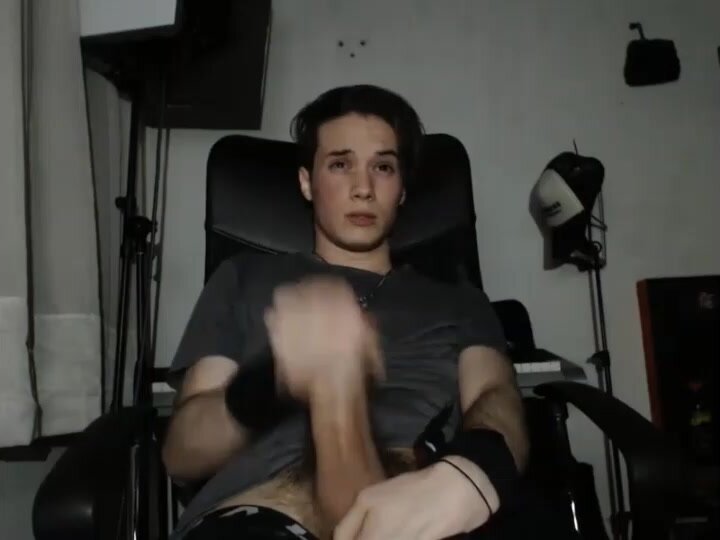 jerking huge cock