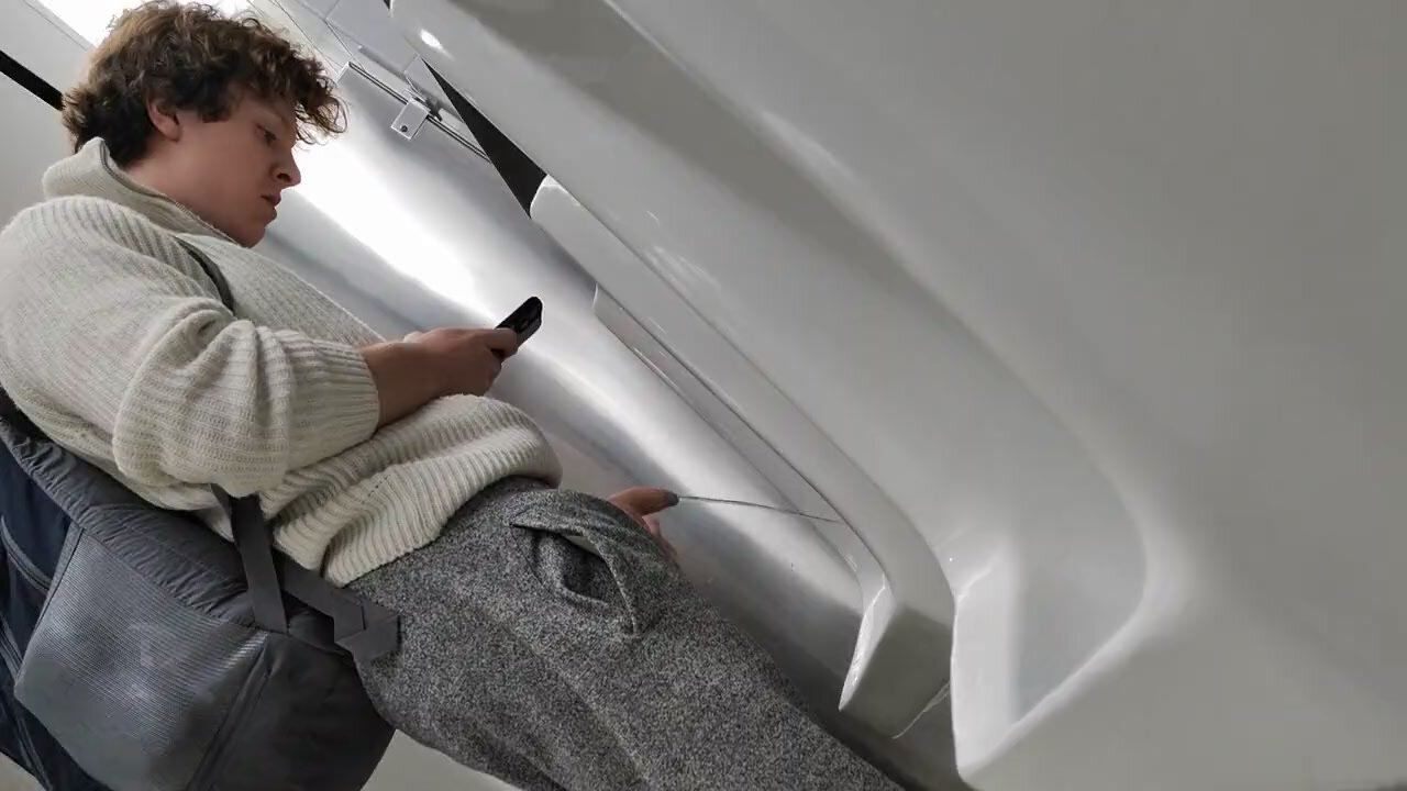 letting it all ... out at urinal