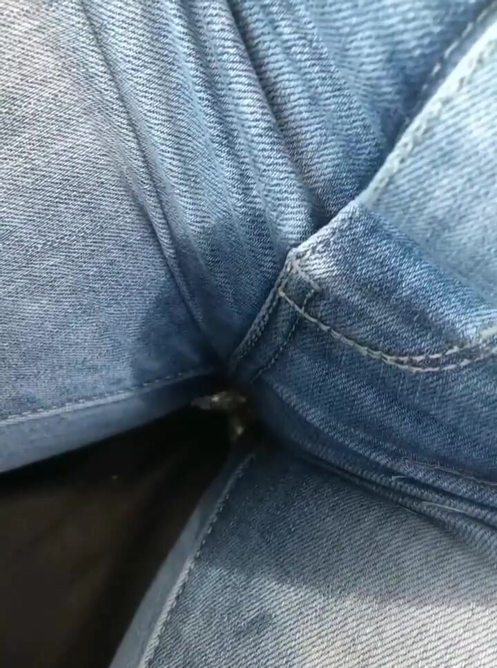 Jeans wetting on car seat