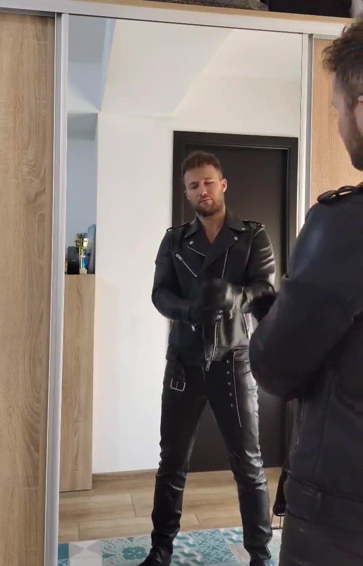 looking good in leather