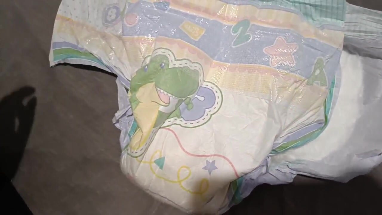 Adding another load to yesterday's wet diaper