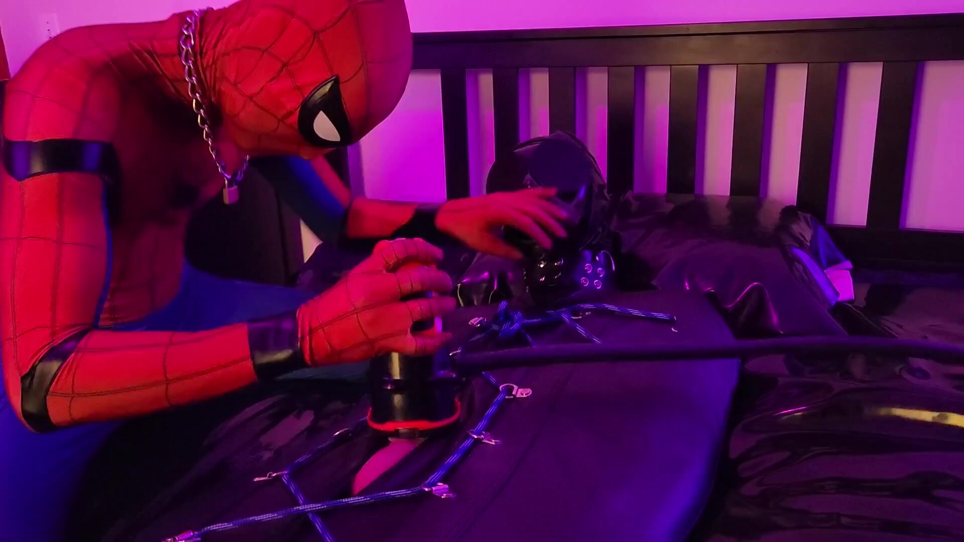 Spiderman and the Leather Gimp
