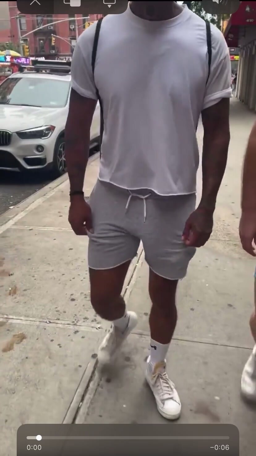 guy showing dick on a street