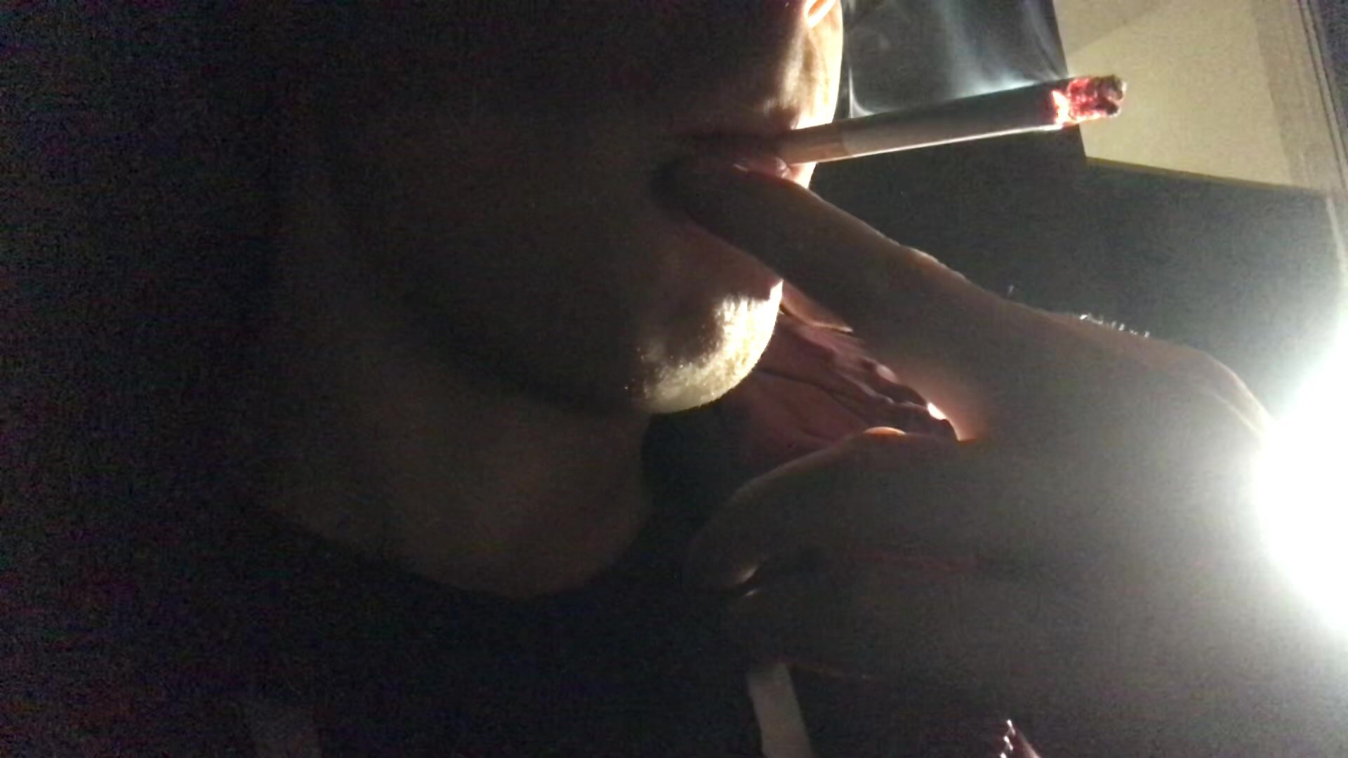 Marlboro Red Smoking in the Middle of the Night